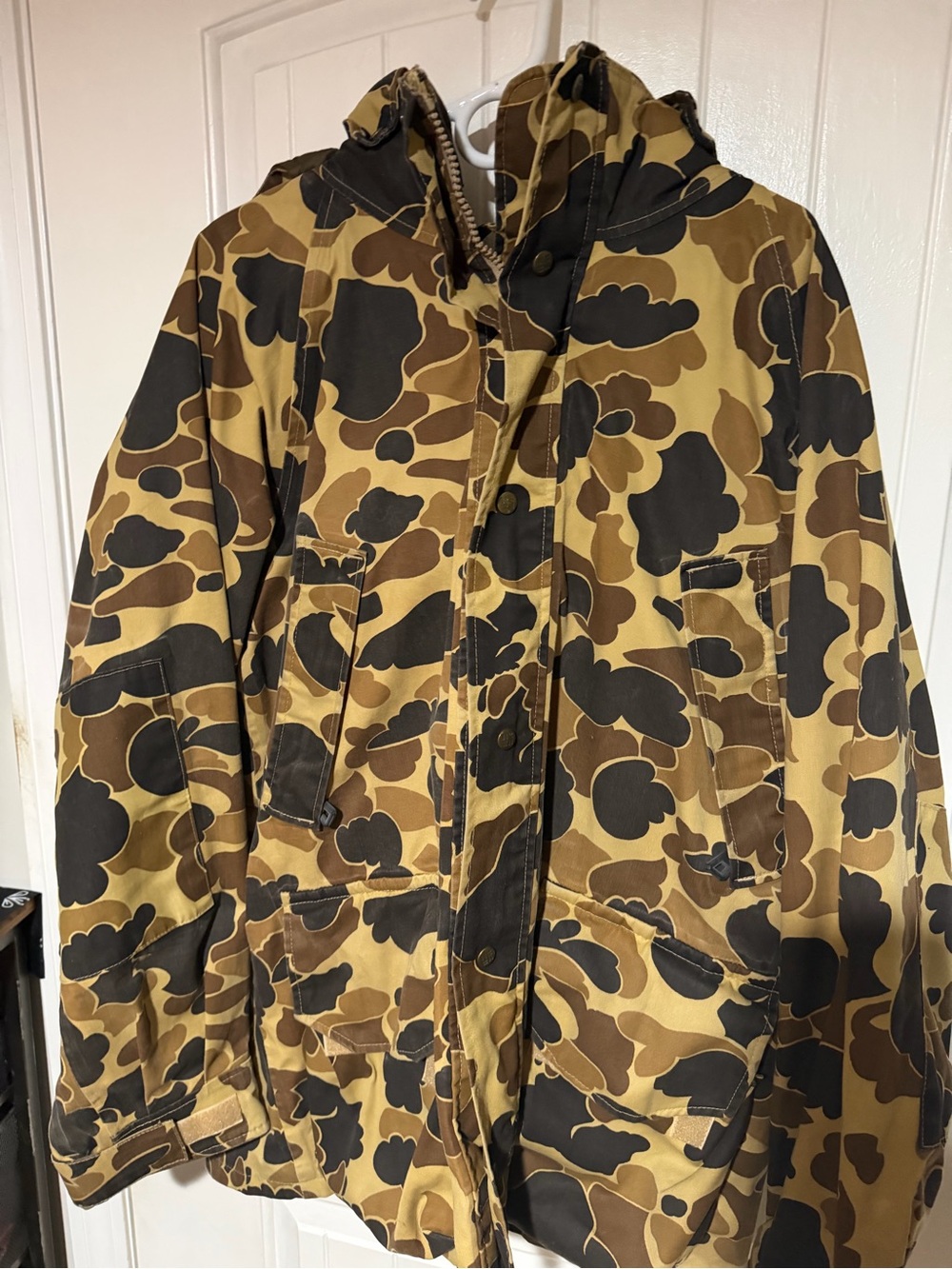 Columbia Men's Camo Hooded Field Jacket - Brown & Black